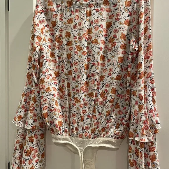 Free People Floral Bodysuit - Picture 3 of 4